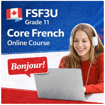 FSF3U - Grade 11 Core French - University-preparation 