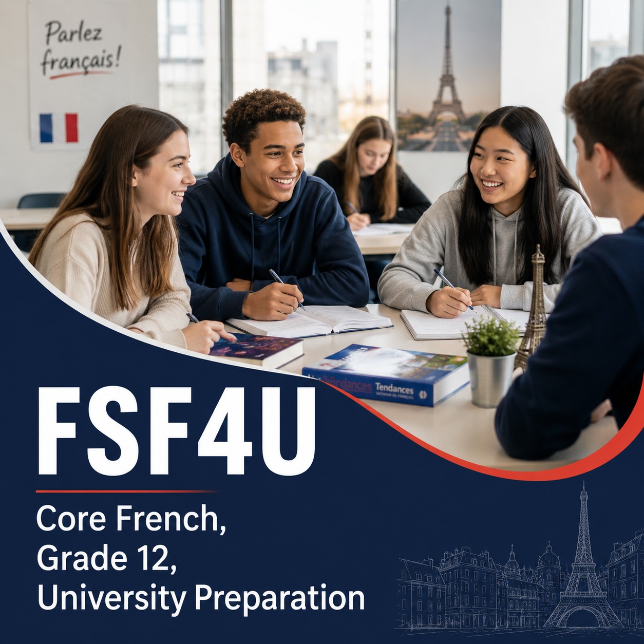 Core French, University Preparation - FSF4U